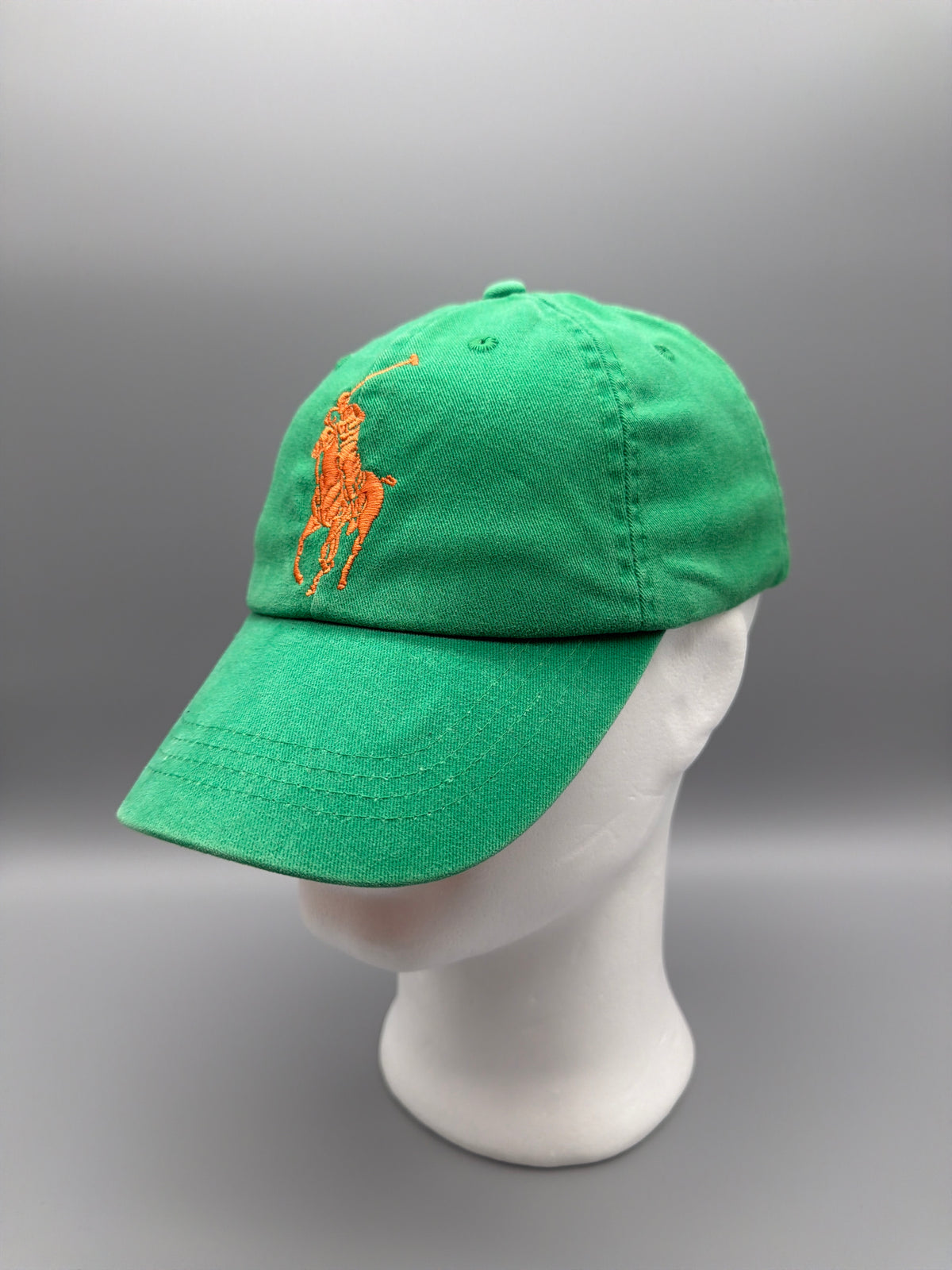 Ralph Lauren Big Pony "Fragrances" Cap - Green / Orange