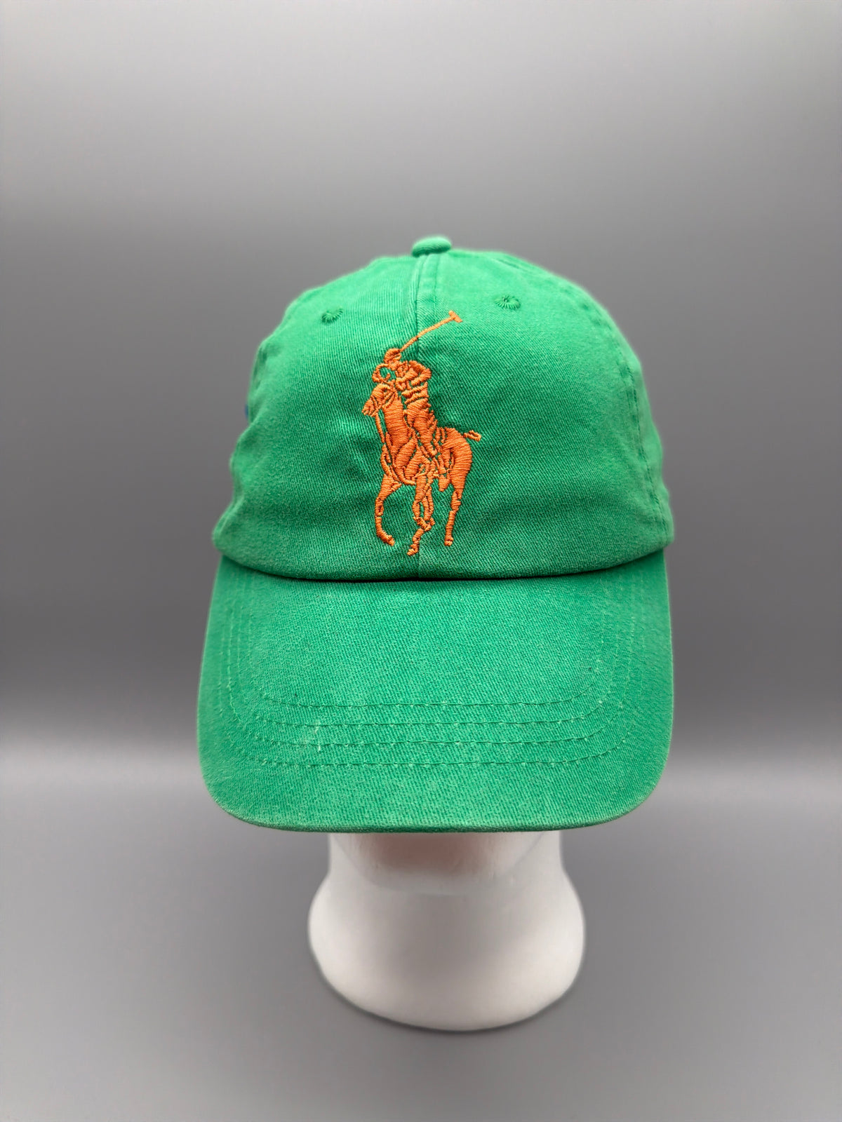 Ralph Lauren Big Pony "Fragrances" Cap - Green / Orange