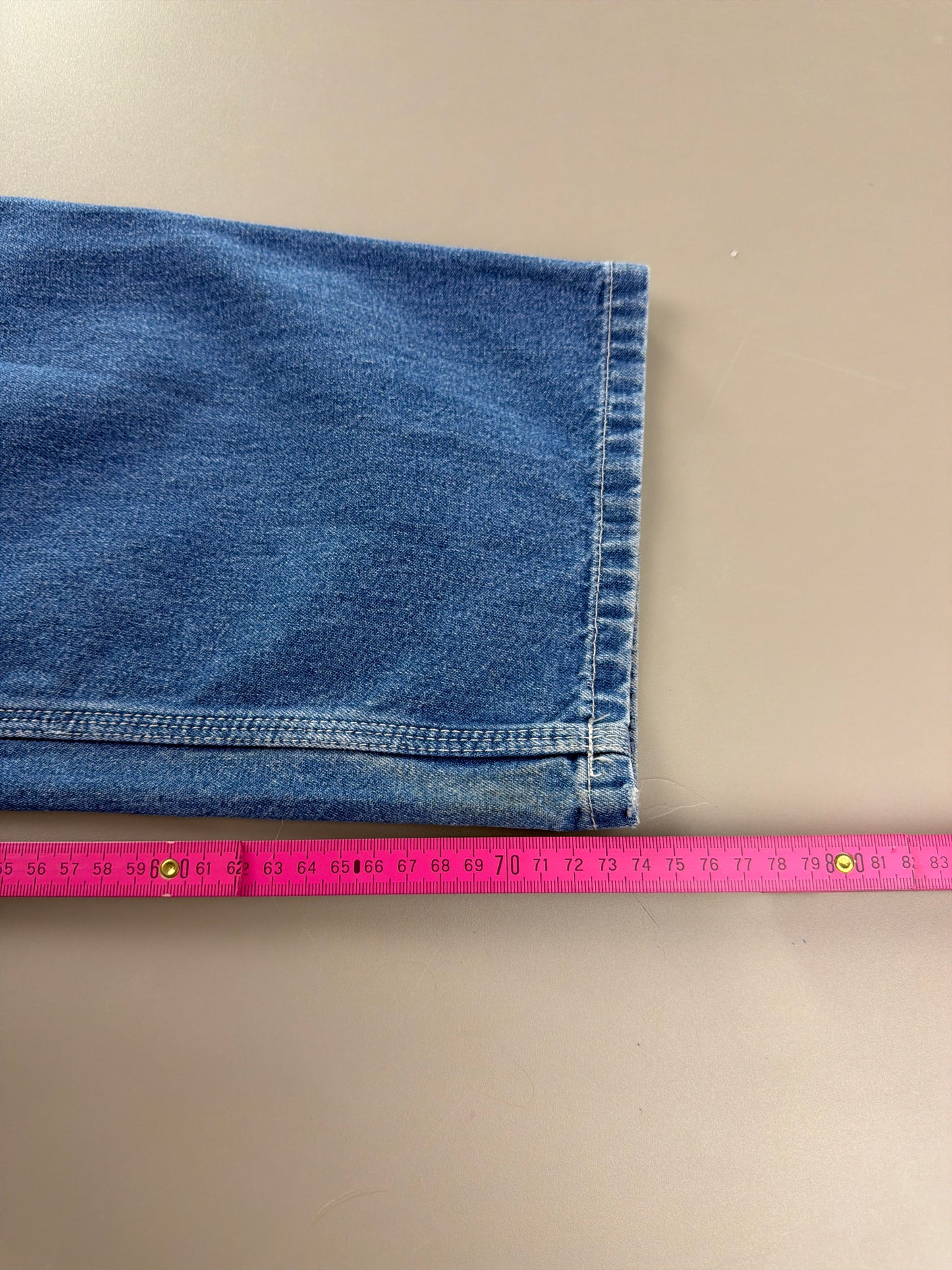 Carhartt WIP "Simple Pant" Baggy Workwear Denim - Mid Blue Wash