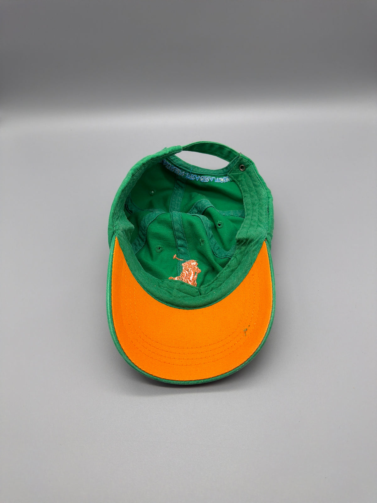 Ralph Lauren Big Pony "Fragrances" Cap - Green / Orange