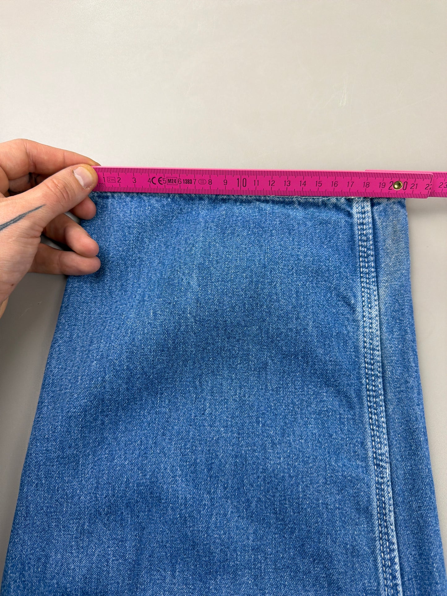 Carhartt WIP "Simple Pant" Baggy Workwear Denim - Mid Blue Wash