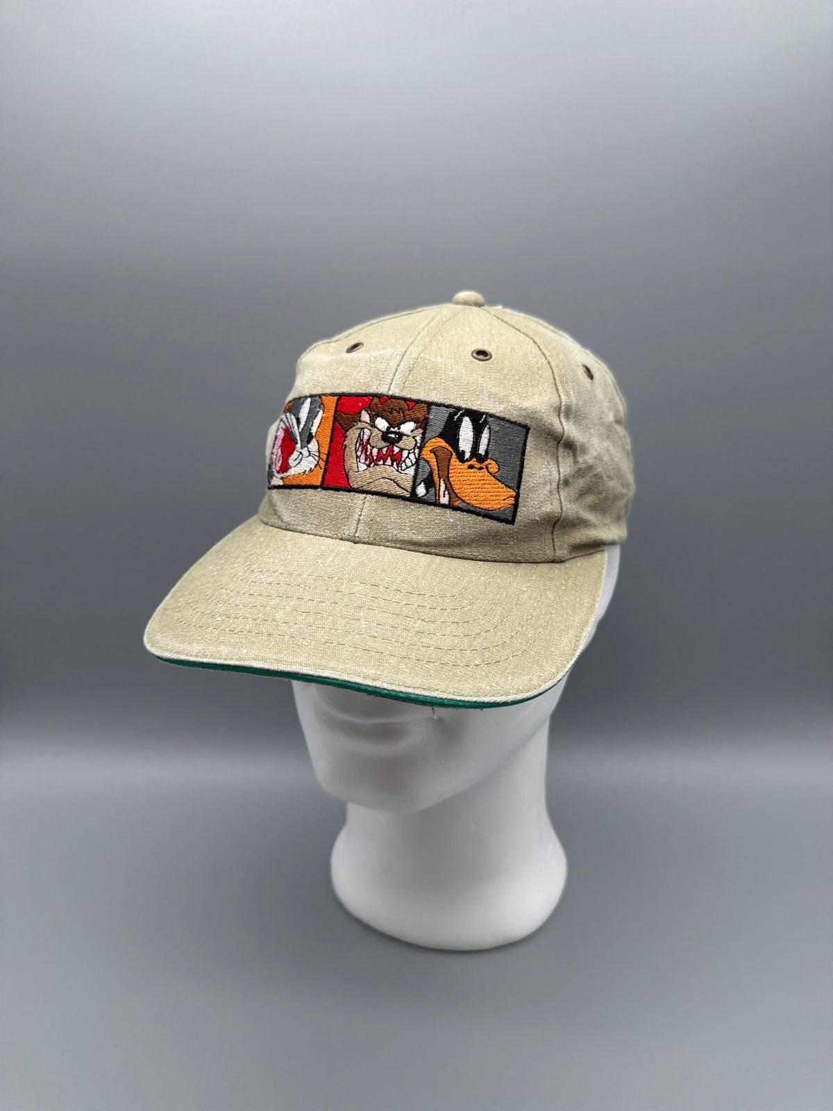 Vintage Warner Bros. Looney Tunes "Characters" Washed Cap - Beige / Multi