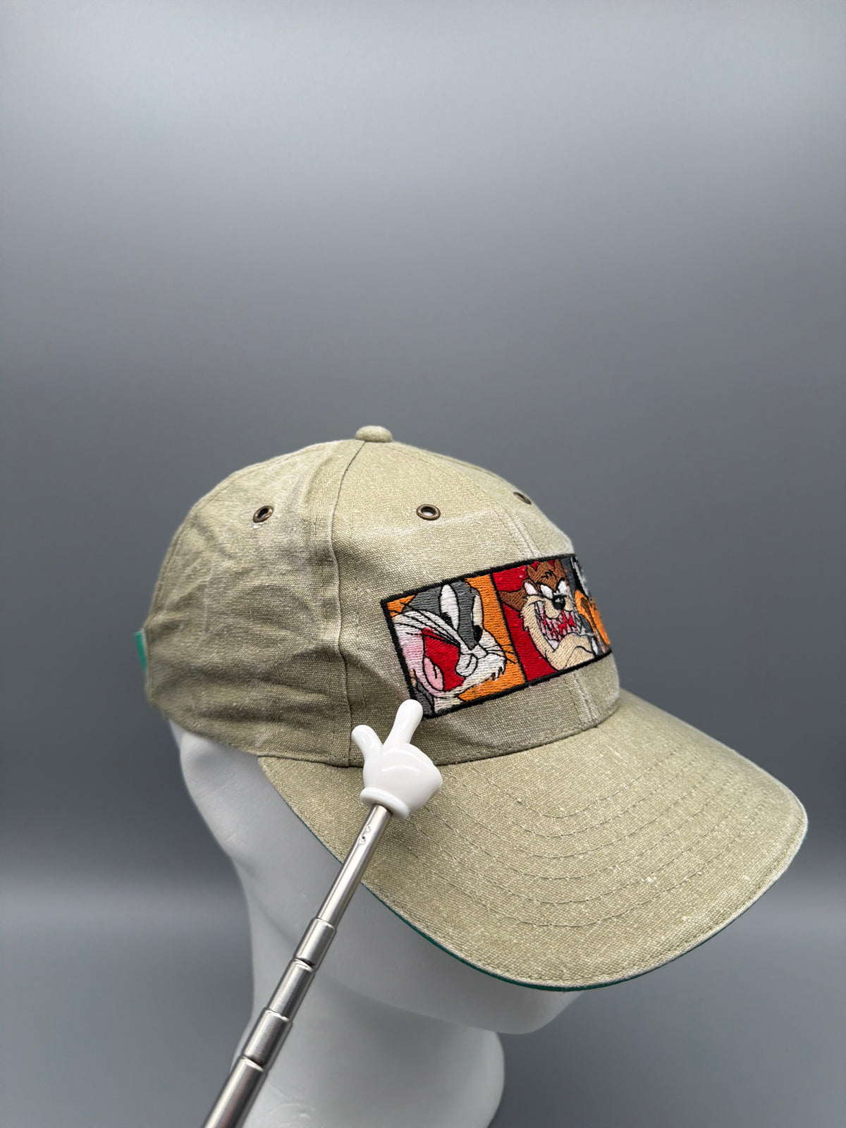 Vintage Warner Bros. Looney Tunes "Characters" Washed Cap - Beige / Multi