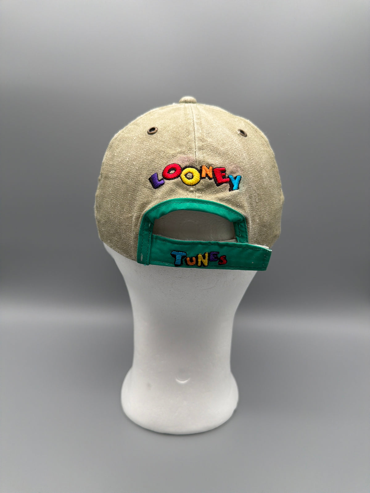 Vintage Warner Bros. Looney Tunes "Characters" Washed Cap - Beige / Multi