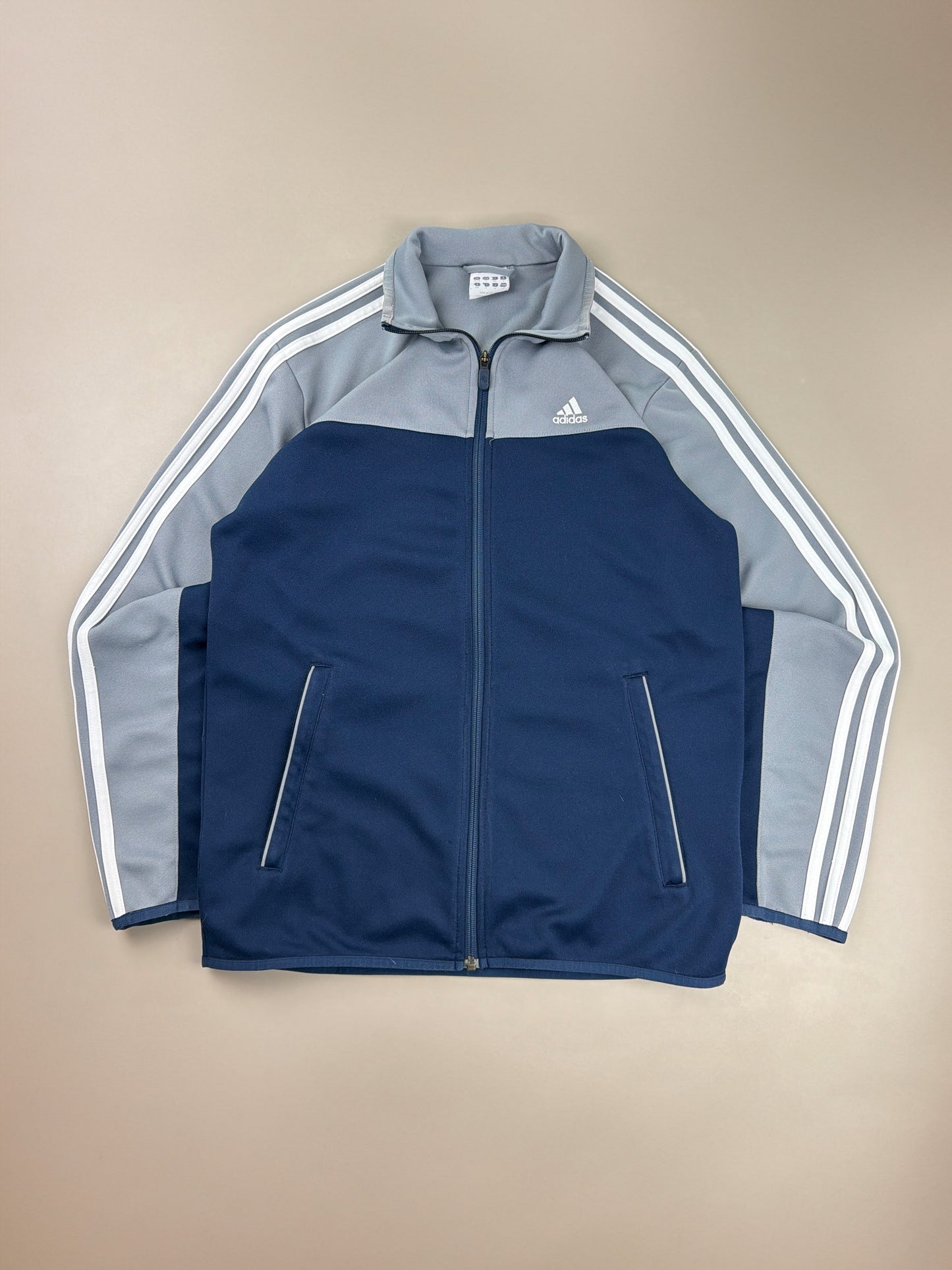 Adidas Performance "Colorblock" Trackjacket - Navy / Grey Cyber