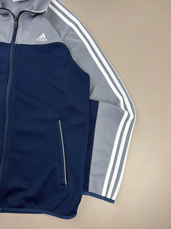 Adidas Performance "Colorblock" Trackjacket - Navy / Grey Cyber
