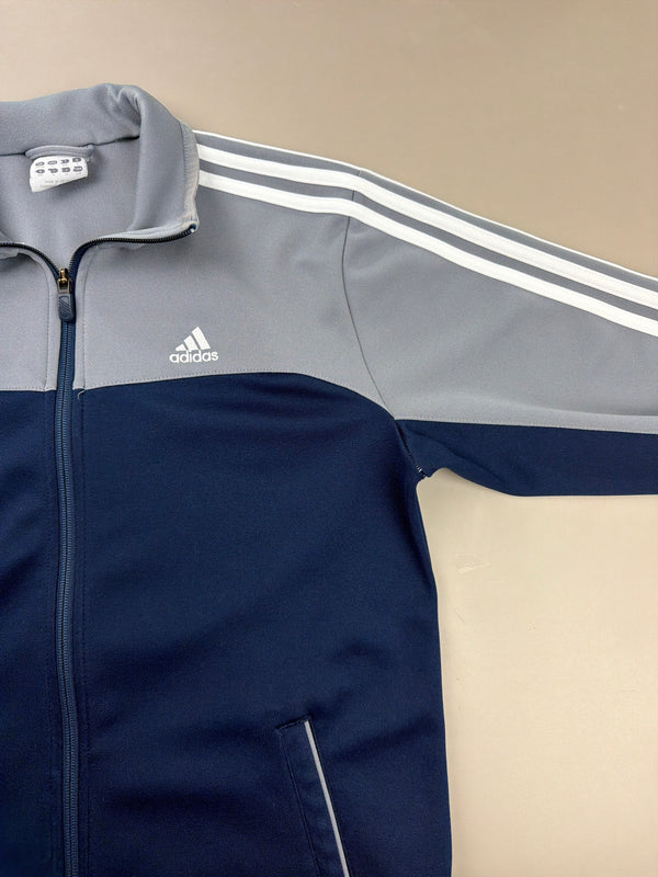 Adidas Performance "Colorblock" Trackjacket - Navy / Grey Cyber