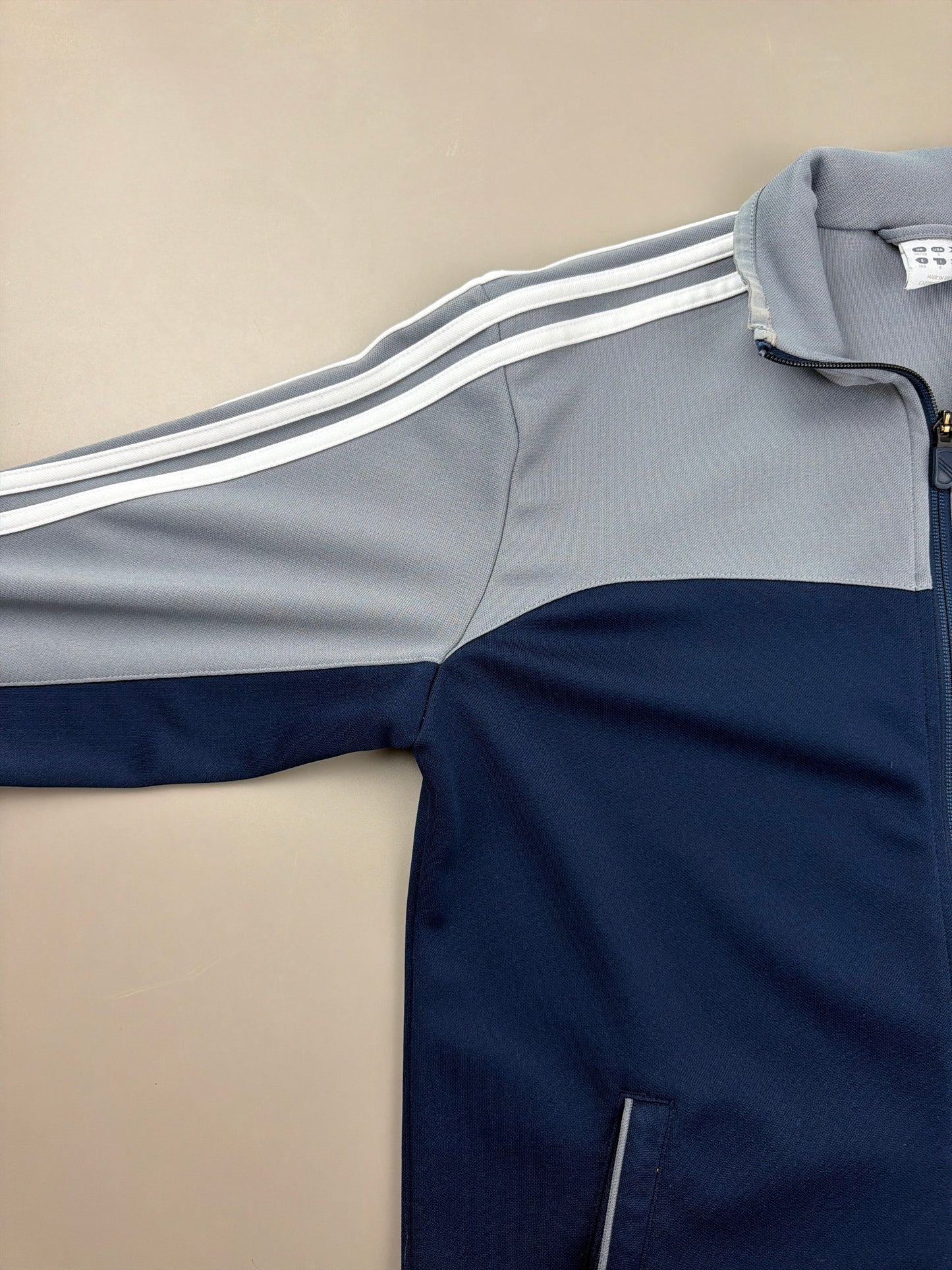 Adidas Performance "Colorblock" Trackjacket - Navy / Grey Cyber