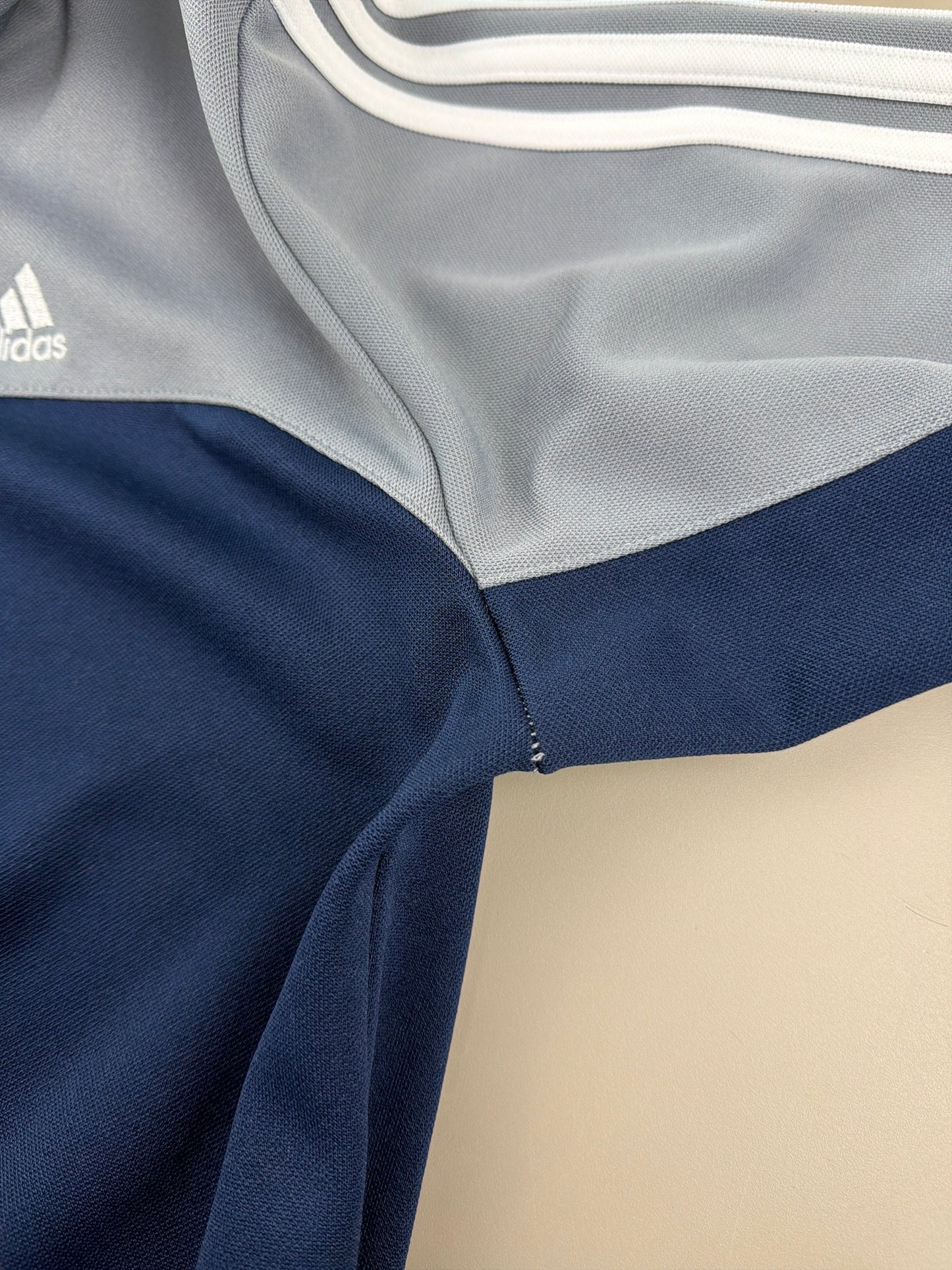 Adidas Performance "Colorblock" Trackjacket - Navy / Grey Cyber