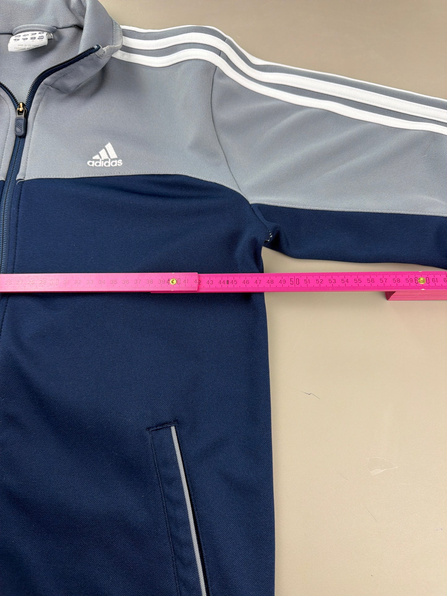 Adidas Performance "Colorblock" Trackjacket - Navy / Grey Cyber