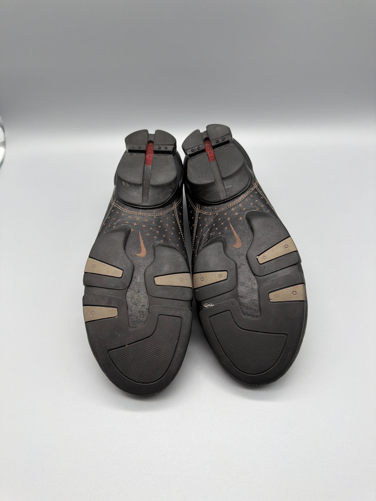Nike Vintage Y2K "Dragon Tattoo" Leather Sneakers - Dark Brown / Bronze