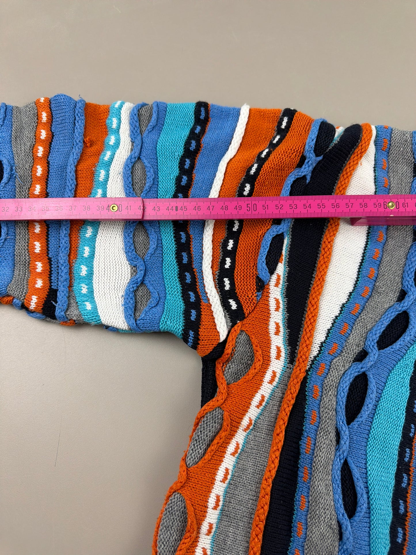 Cascallo 3D Textured Knit Sweater - Multicolor Coogi Vibe