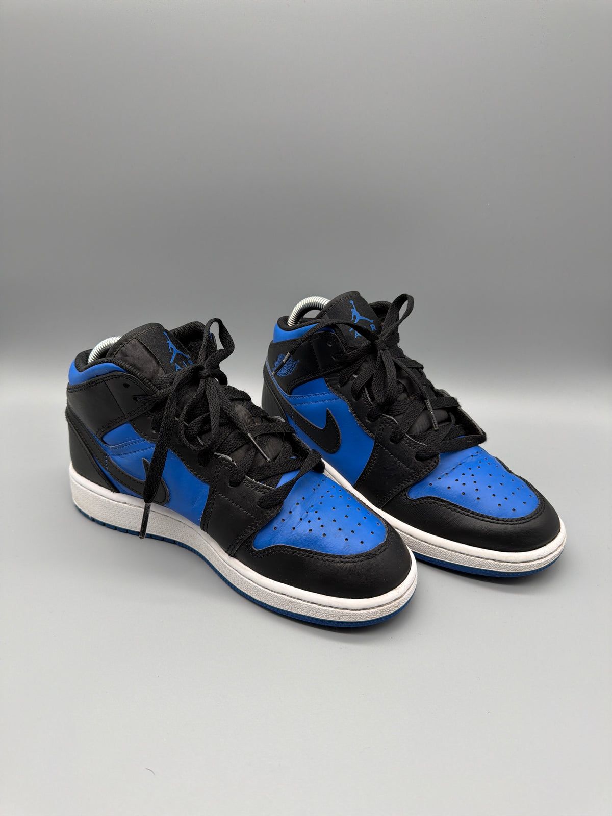 Nike Air Jordan 1 Mid Retro "Royal Blue" - Black & Royal Blue