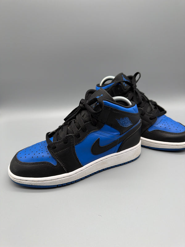 Nike Air Jordan 1 Mid Retro "Royal Blue" - Black & Royal Blue