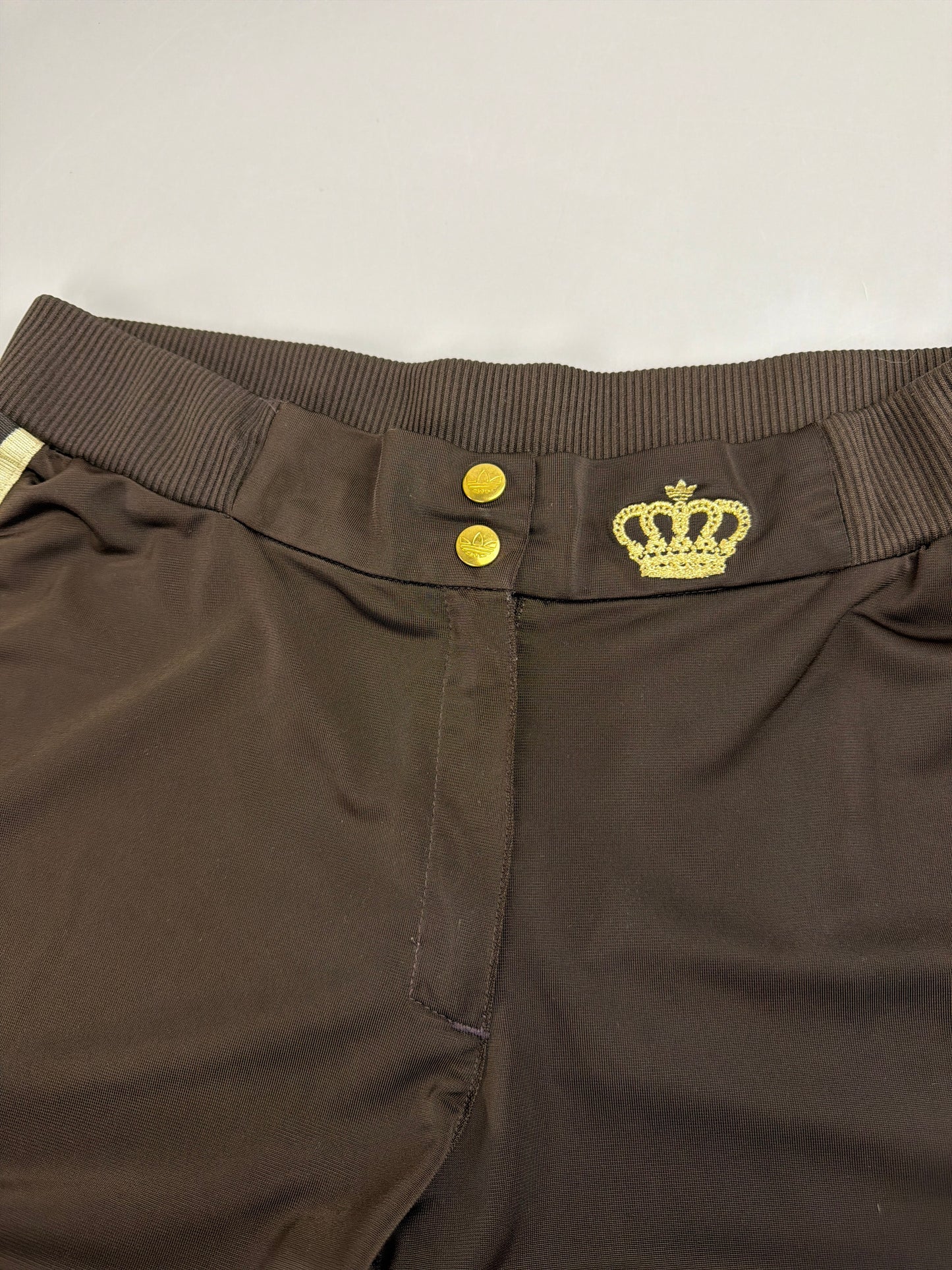 Adidas Respect M.E. by Missy Elliott Crown Trackpants - Espresso Brown