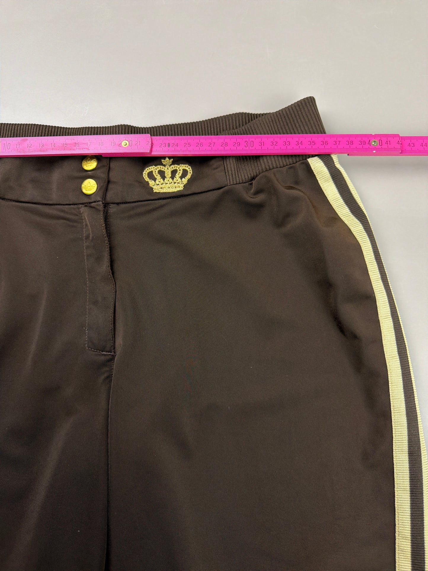Adidas Respect M.E. by Missy Elliott Crown Trackpants - Espresso Brown