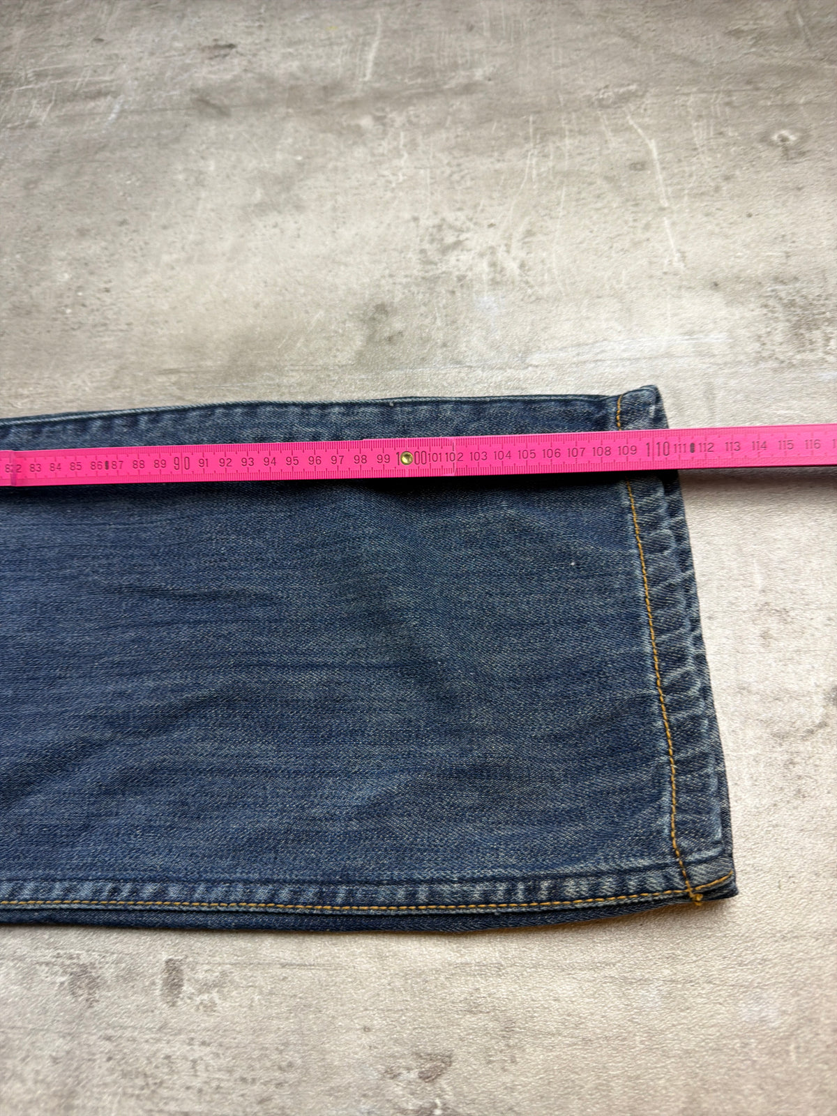 Yell! Industry Vintage Y2K Baggy Denim Pants - Blue Washed