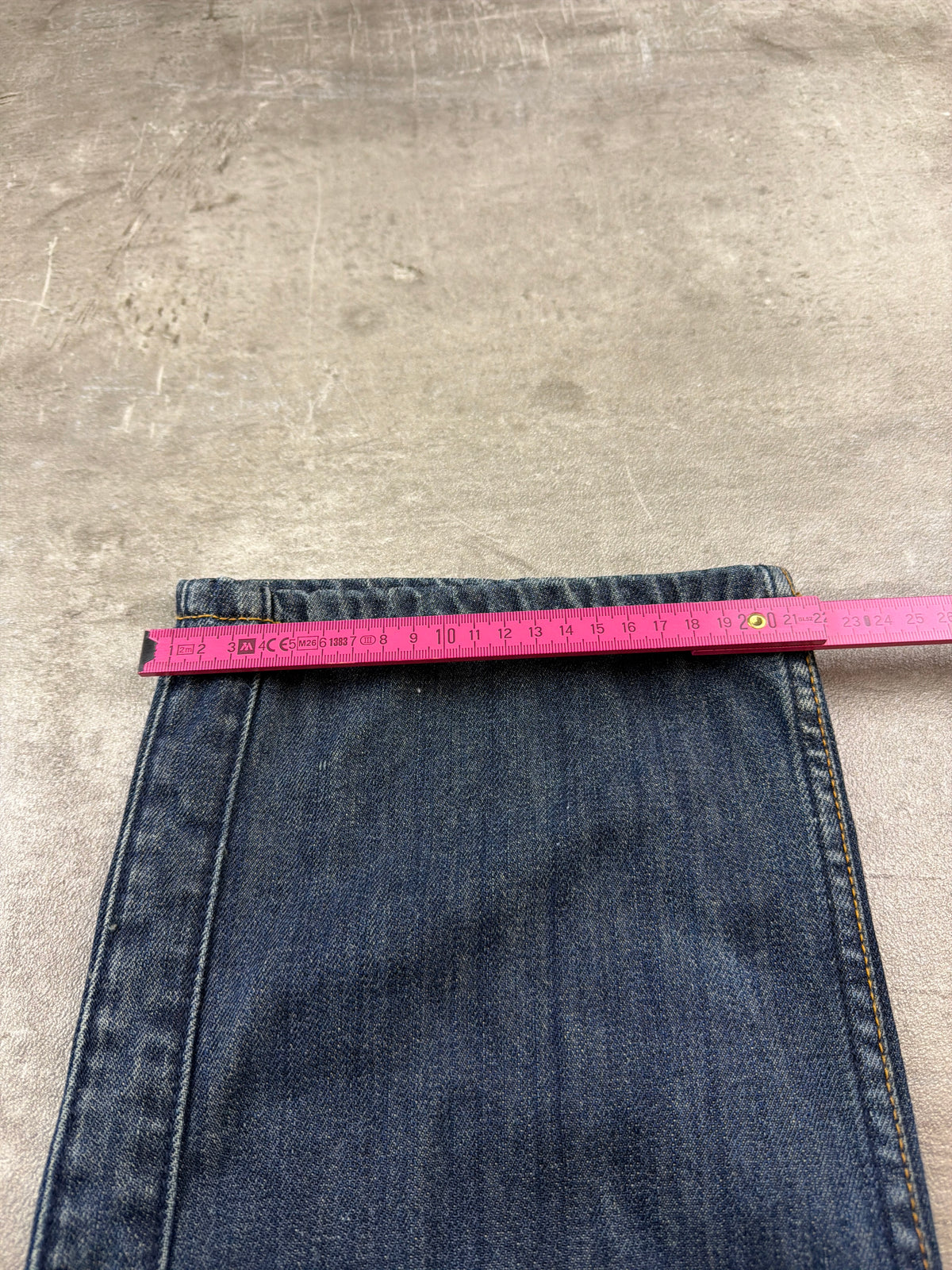 Yell! Industry Vintage Y2K Baggy Denim Pants - Blue Washed