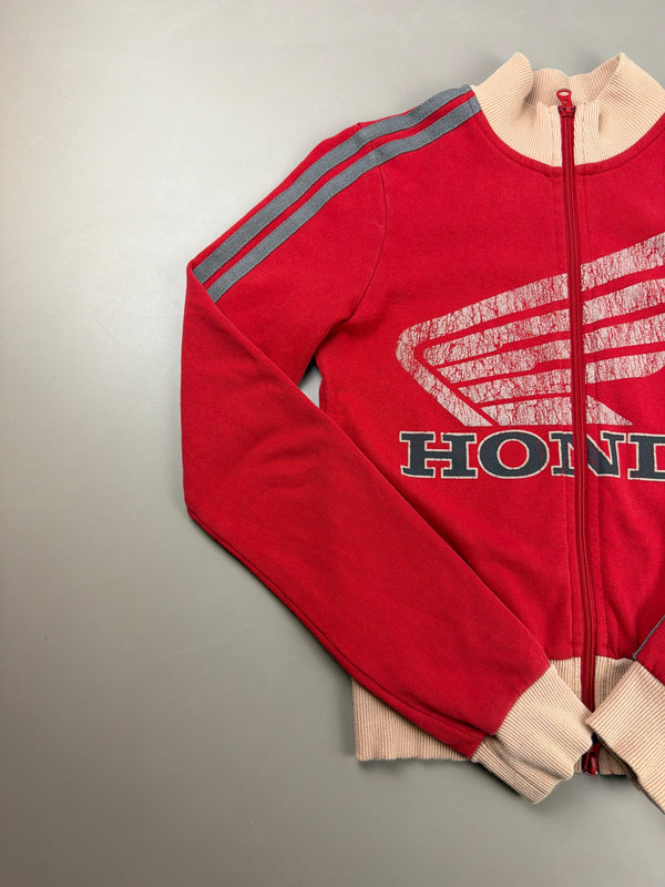 Honda Official Licensed "Speed Wing" Trackjacket - Red / Cream