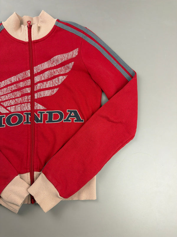 Honda Official Licensed "Speed Wing" Trackjacket - Red / Cream