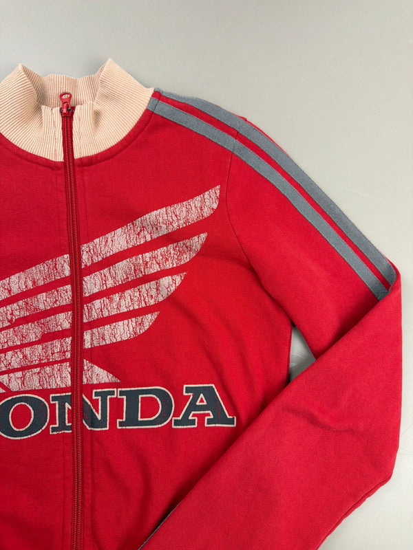 Honda Official Licensed "Speed Wing" Trackjacket - Red / Cream
