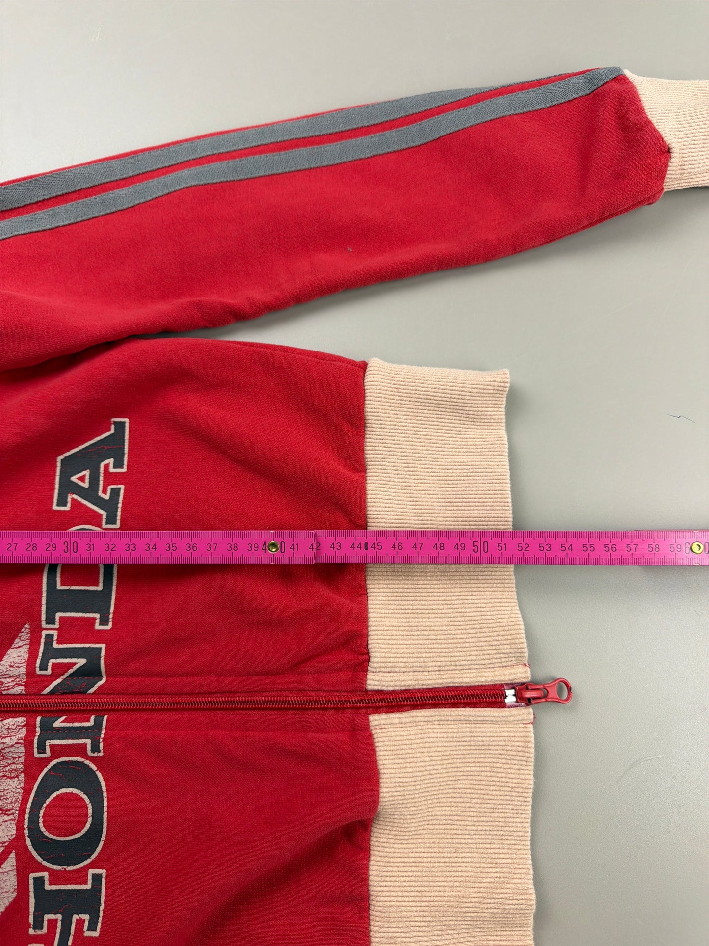 Honda Official Licensed "Speed Wing" Trackjacket - Red / Cream