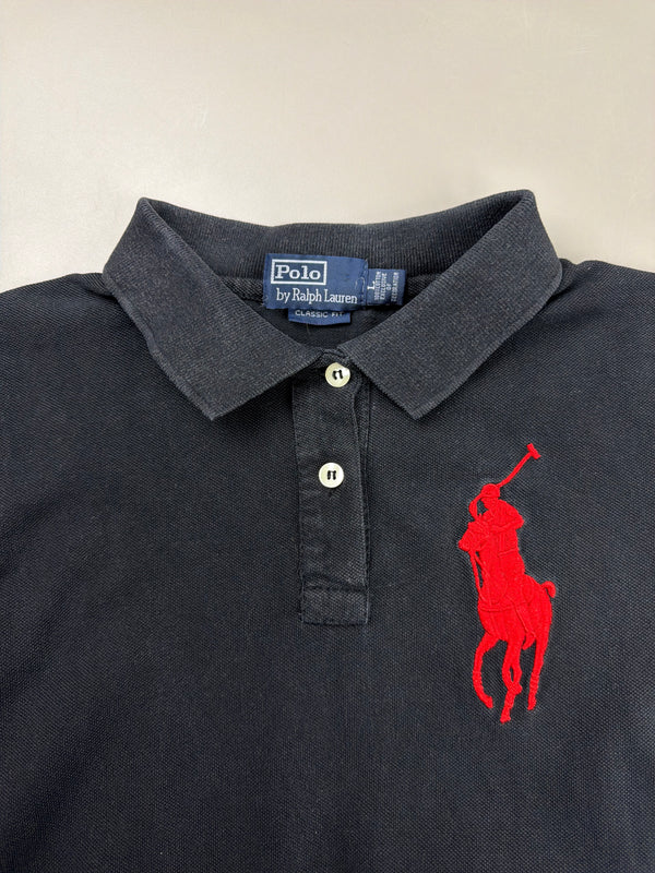 Polo Ralph Lauren "Big Pony No. 3" Short Sleeve Polo - Black / Red