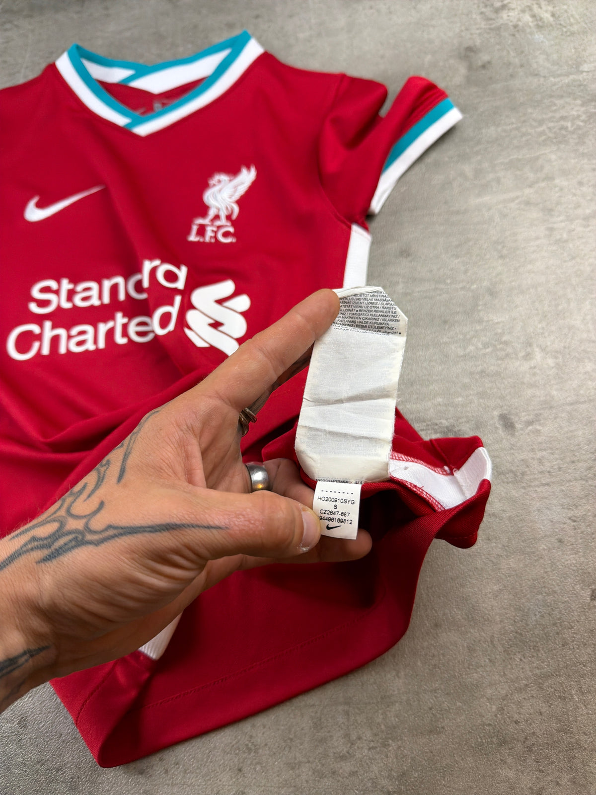 Nike Liverpool FC "Home Kit" Trikot - Red / White / Teal