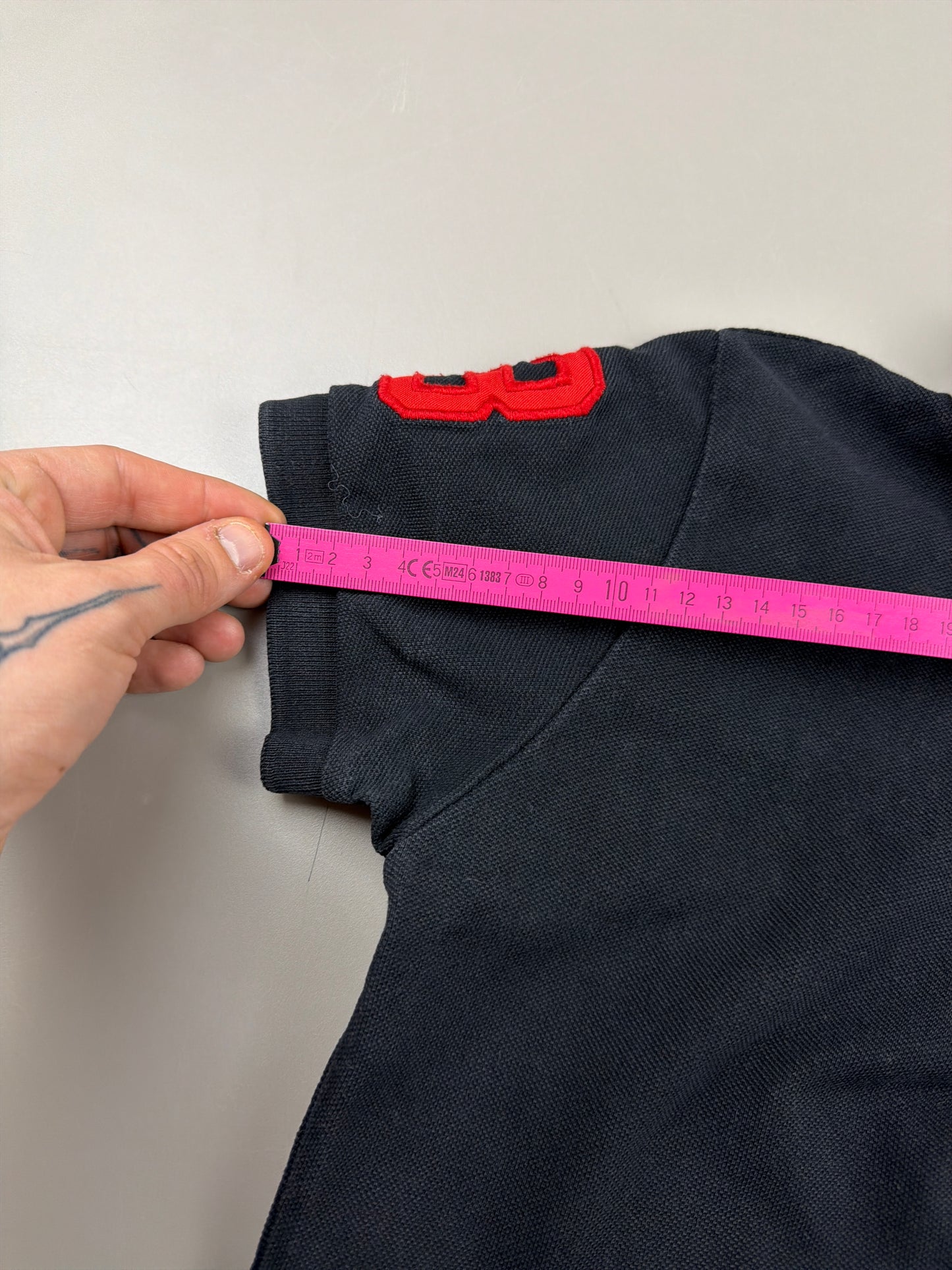 Polo Ralph Lauren "Big Pony No. 3" Short Sleeve Polo - Black / Red