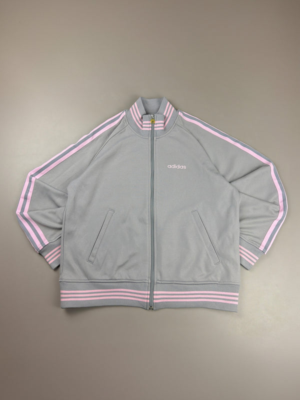 Adidas Vintage 2004 Trackjacket - Grey & Pastel Pink Blockette Vibe