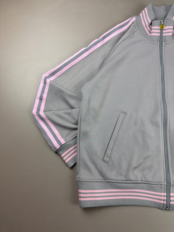 Adidas Vintage 2004 Trackjacket - Grey & Pastel Pink Blockette Vibe
