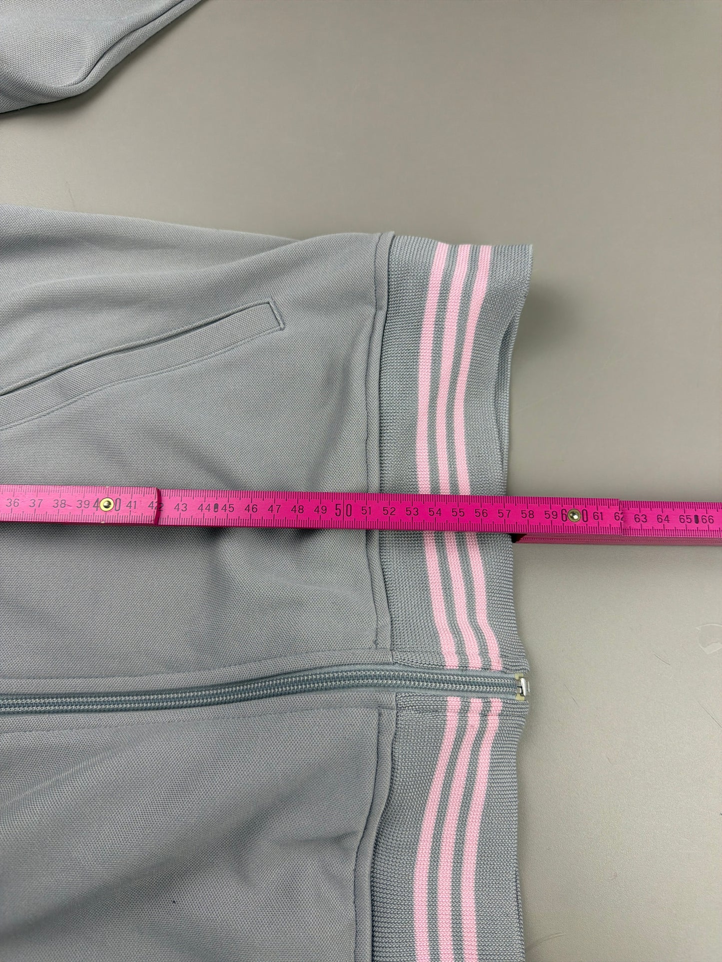 Adidas Vintage 2004 Trackjacket - Grey & Pastel Pink Blockette Vibe