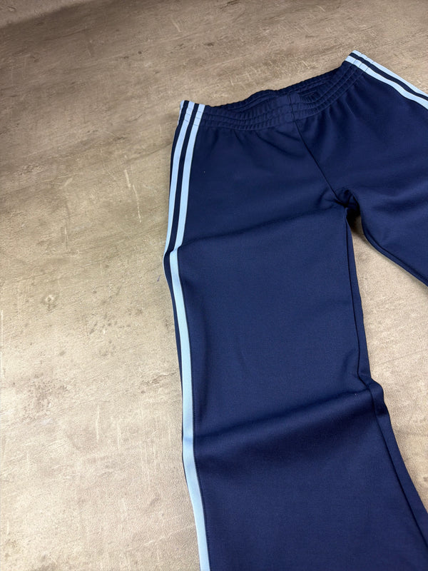 Adidas Y2K Archive Flared Trackpants - Navy Blue & Light Blue