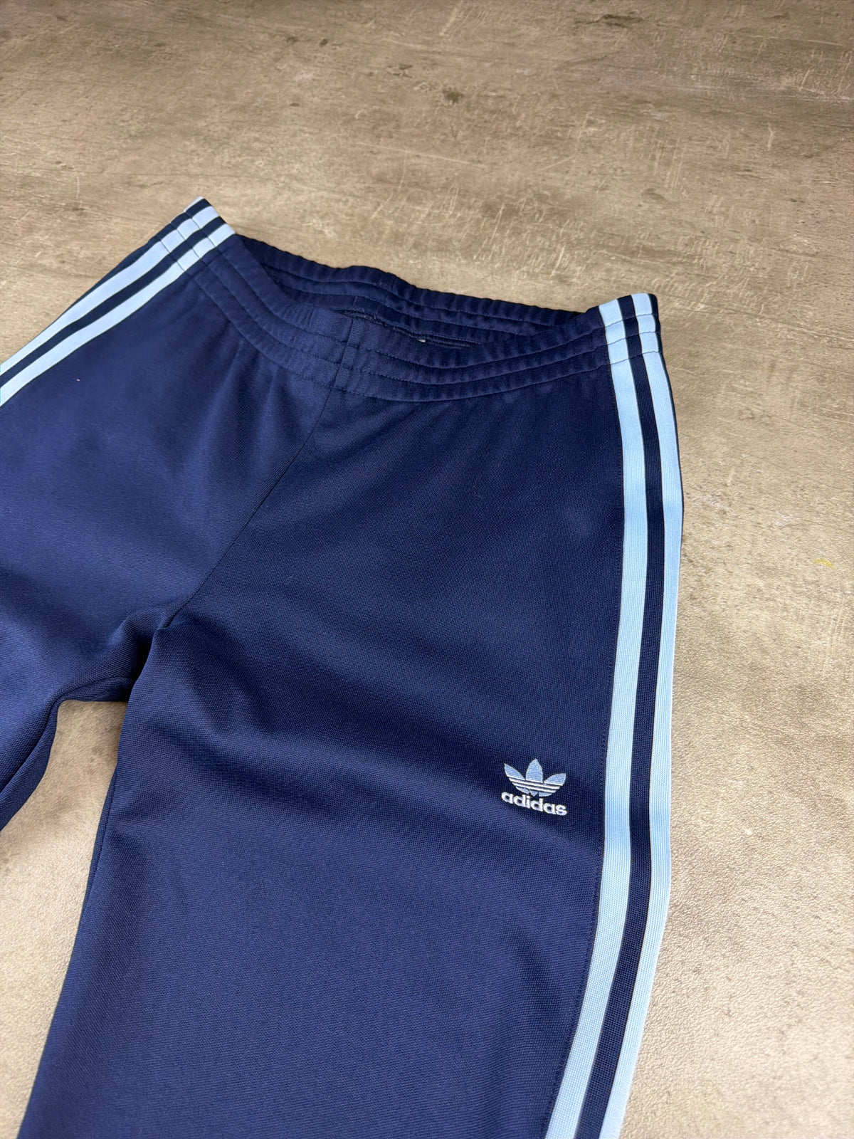 Adidas Y2K Archive Flared Trackpants - Navy Blue & Light Blue