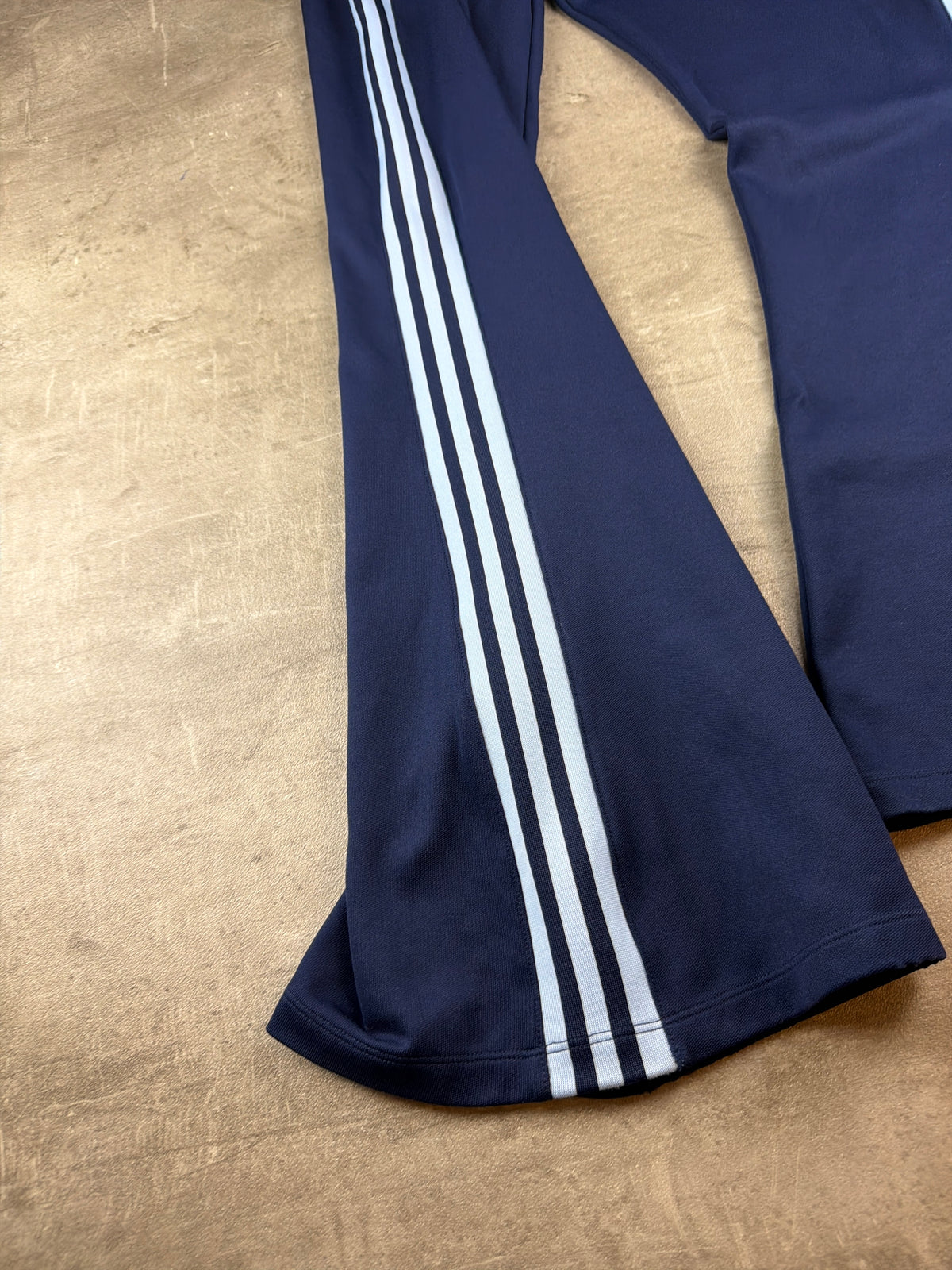 Adidas Y2K Archive Flared Trackpants - Navy Blue & Light Blue