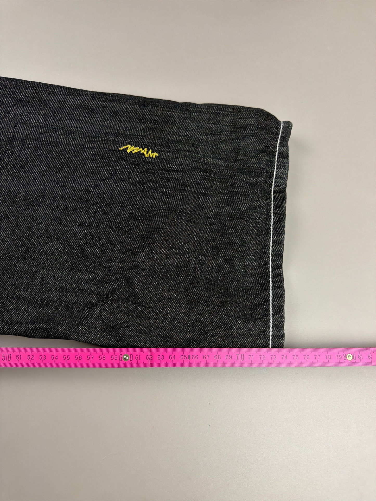 Coogi Luxury Archive "If Luxe Could Kill" Big Logo Jeans - Black Contrast Stitch