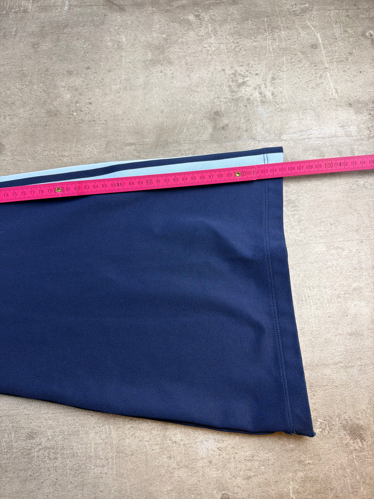 Adidas Y2K Archive Flared Trackpants - Navy Blue & Light Blue