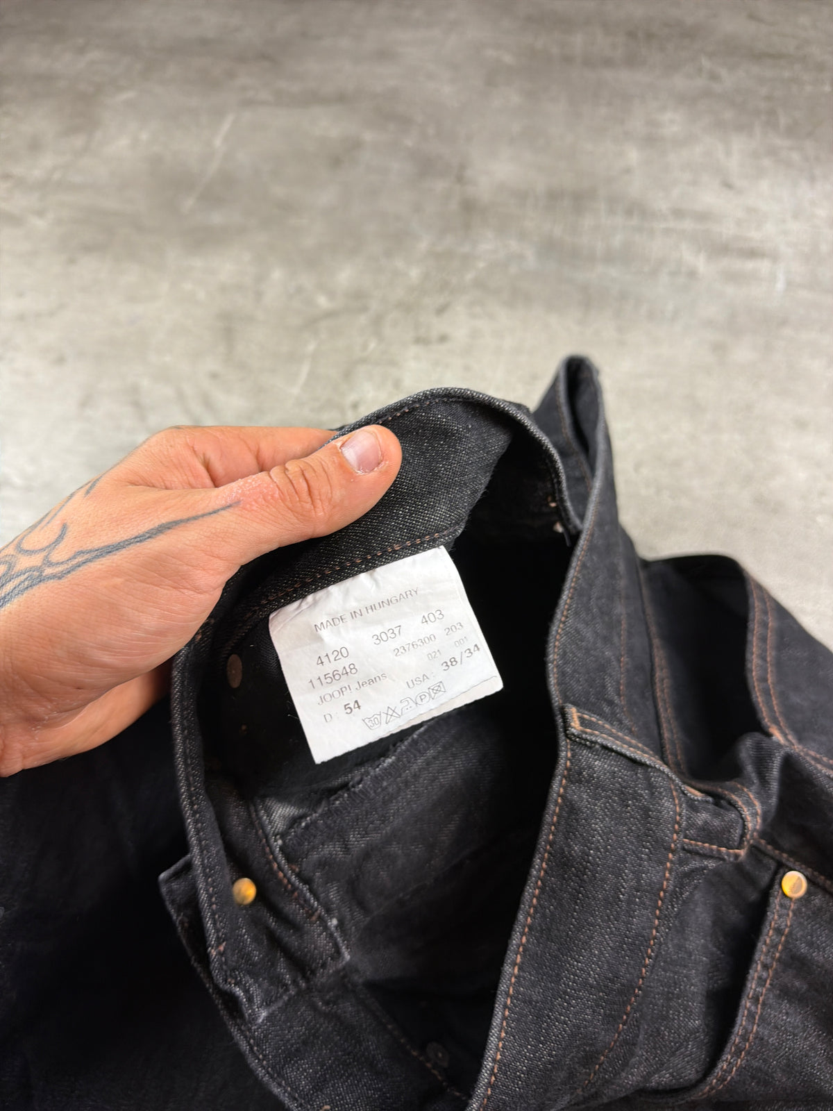 JOOP! Jeans Archive Baggy Denim Pants - Black / Washed Out