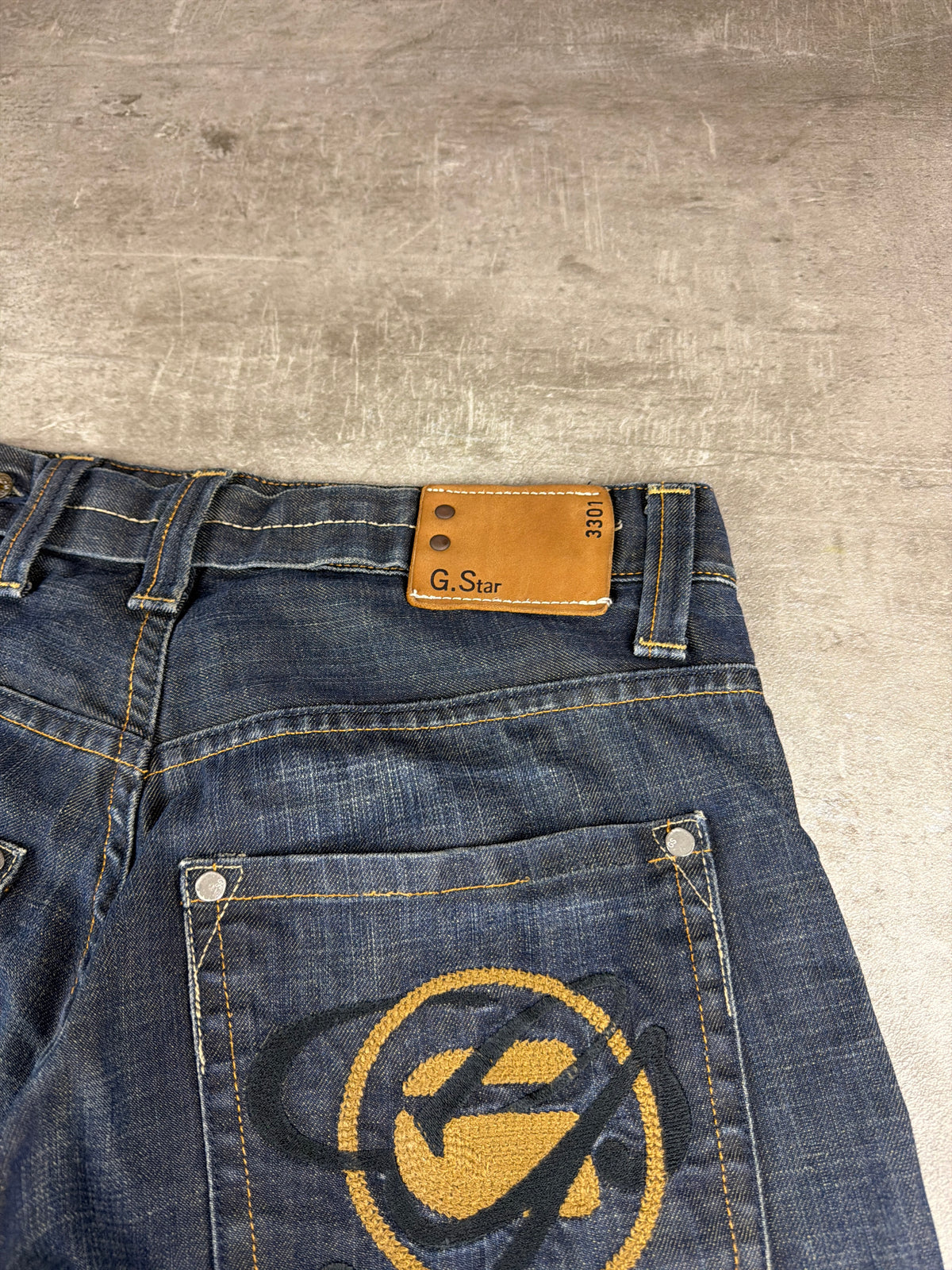 G-Star RAW 3301 Archive Denim Pants - Dark Blue Wash
