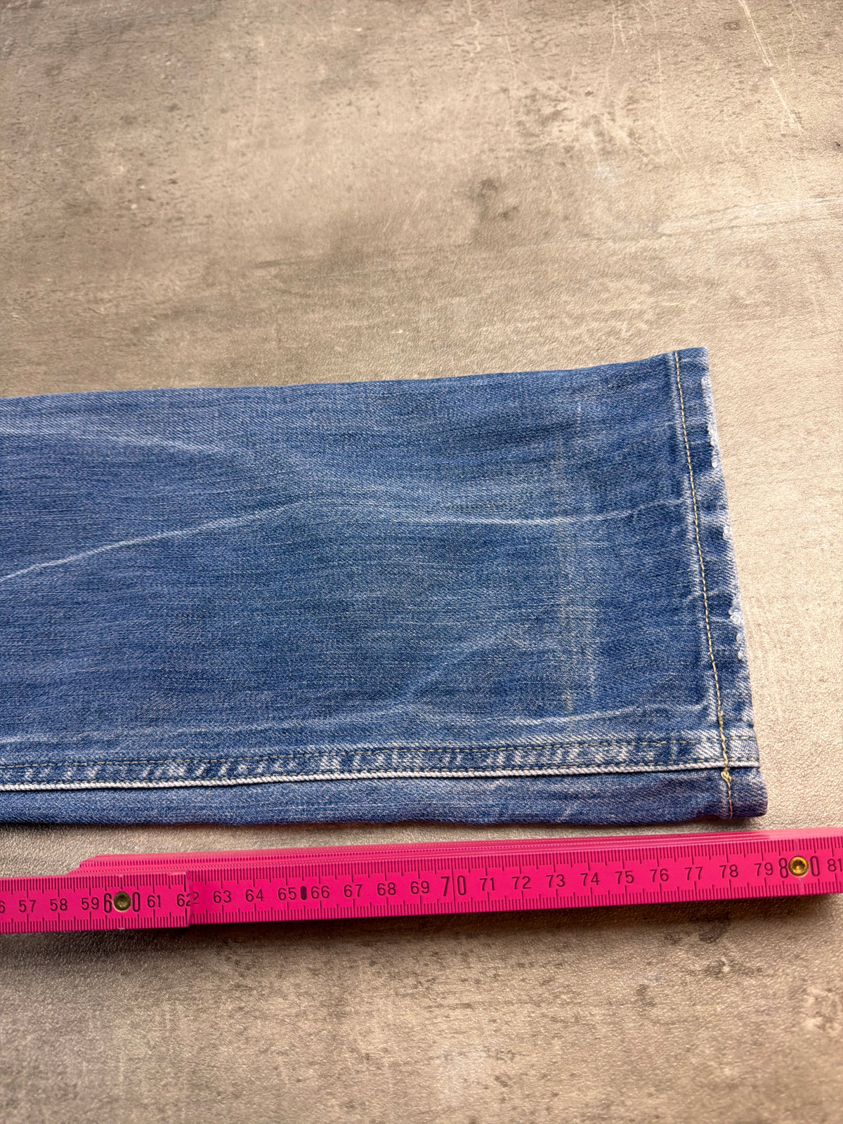 Diesel Archive "Lowky" Low Waist Distressed Denim - Light Blue Bleached