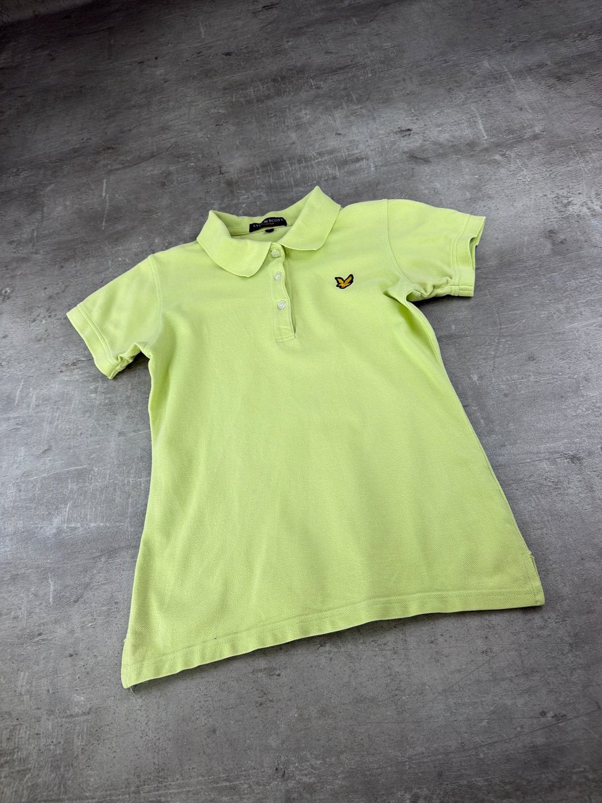 Lyle & Scott Slim Fit Polo Shirt - Lime Green / Y2K
