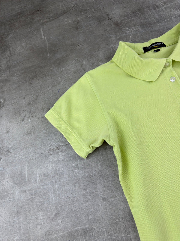 Lyle & Scott Slim Fit Polo Shirt - Lime Green / Y2K