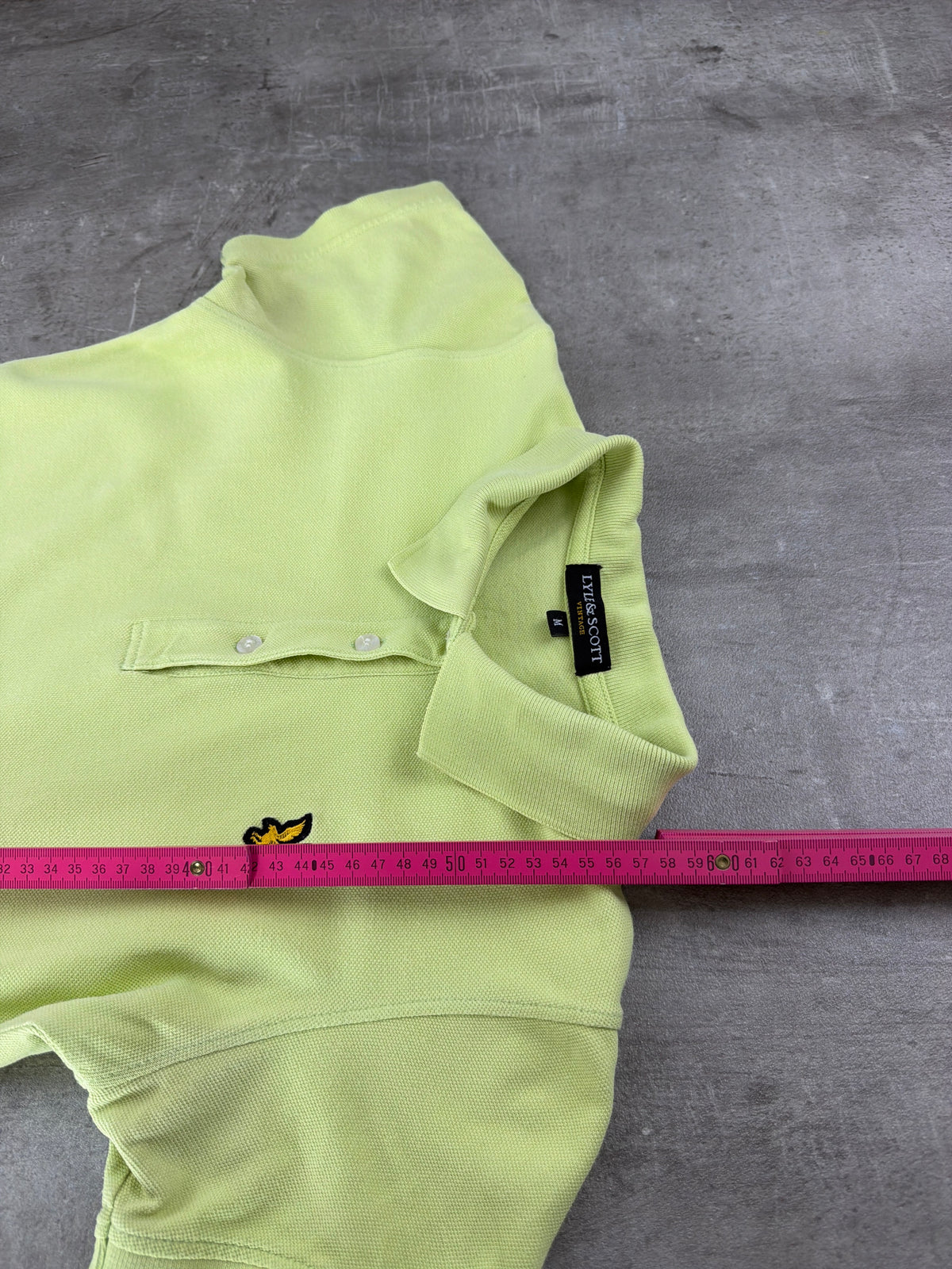 Lyle & Scott Slim Fit Polo Shirt - Lime Green / Y2K
