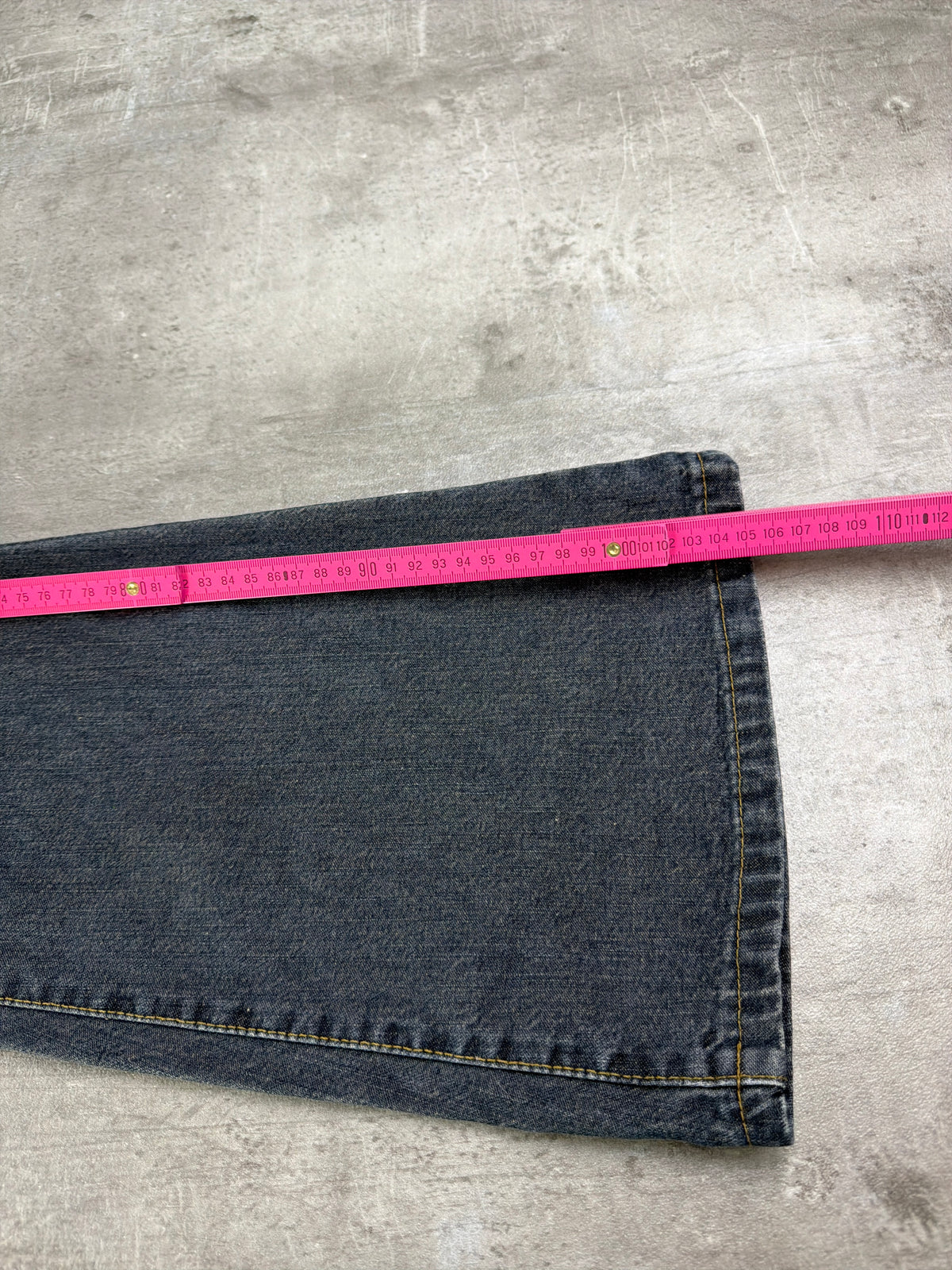 Eva.Girl Low Waist Flare Denim - Washed Grey/Blue
