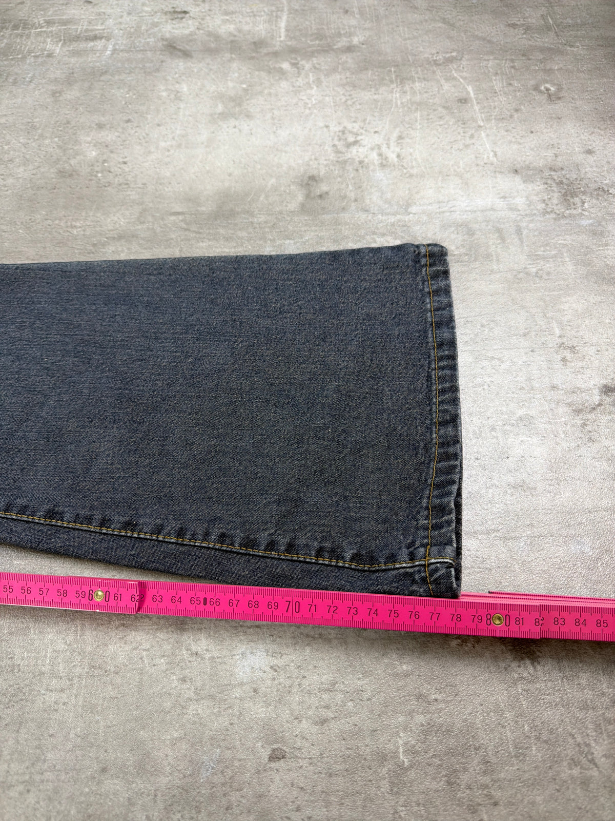 Eva.Girl Low Waist Flare Denim - Washed Grey/Blue