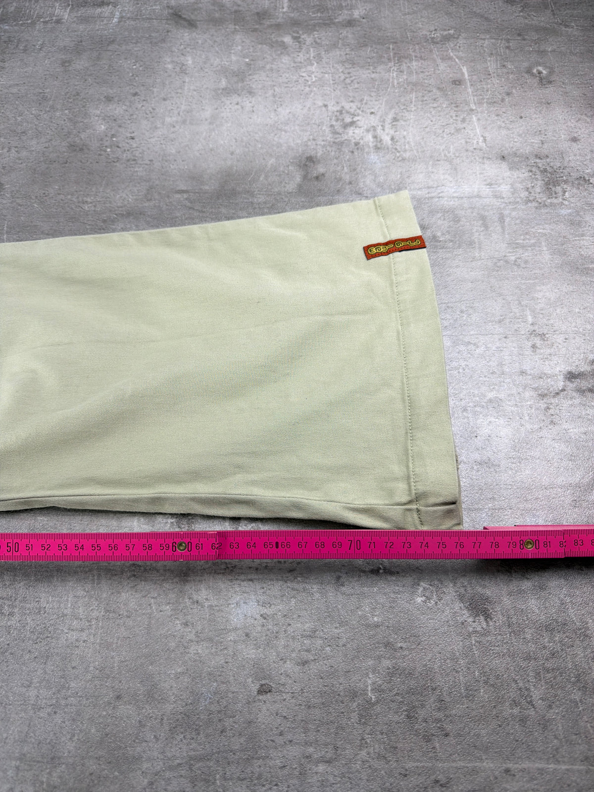 Maui Girl Vintage "Low Waist Flare" Pants - Beige