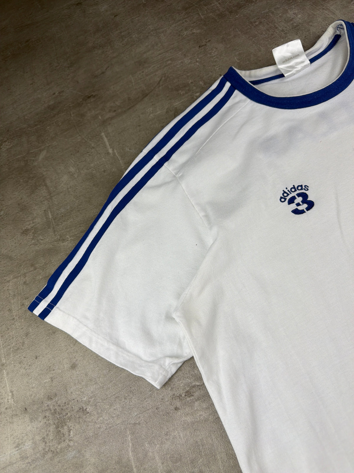 Adidas Greece Olympic Team "Hellas 3" Tee - White / Royal Blue