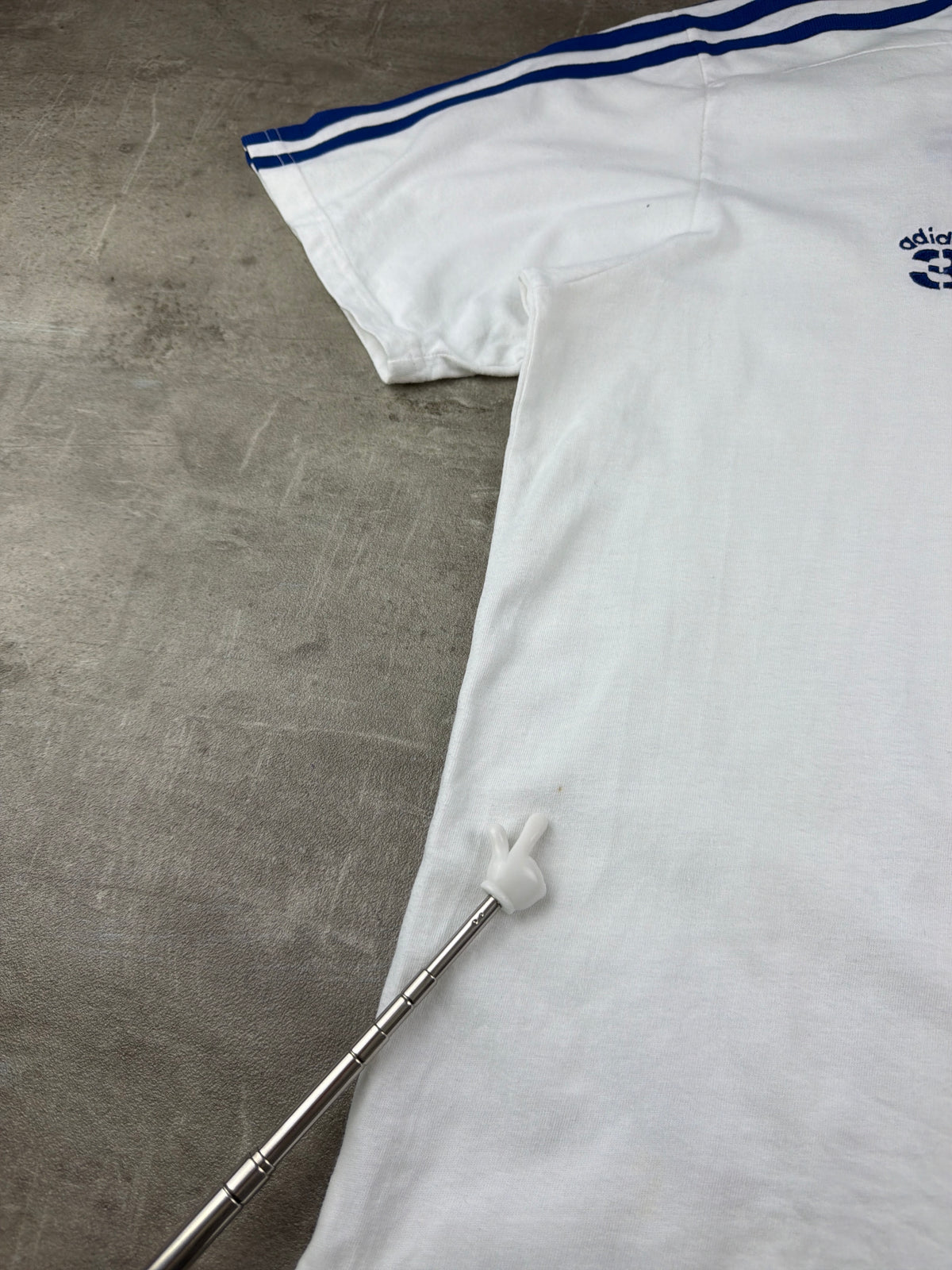 Adidas Greece Olympic Team "Hellas 3" Tee - White / Royal Blue
