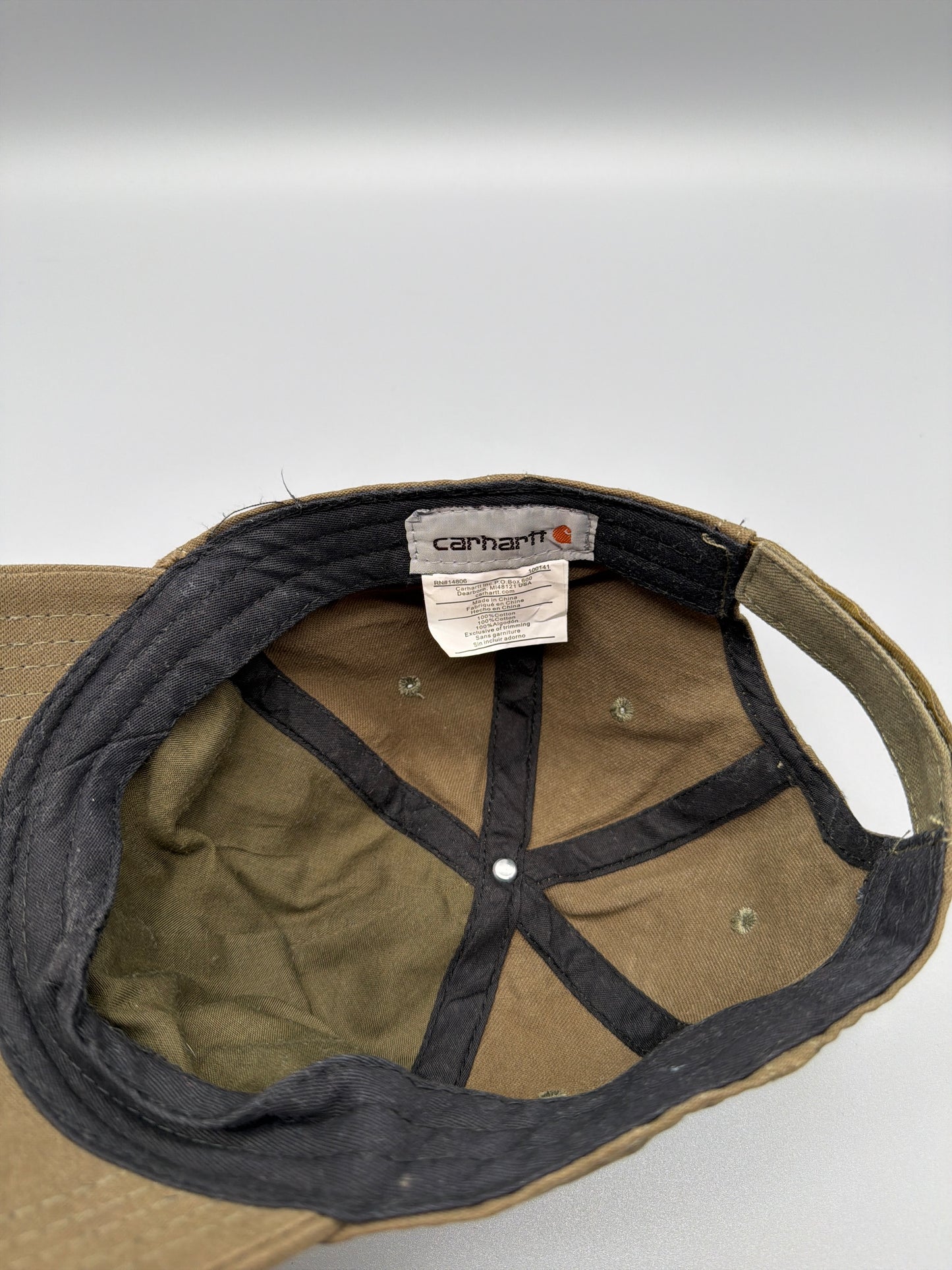 Carhartt "Canvas Logo" Trucker Cap - Khaki Earthtone Gorpcore