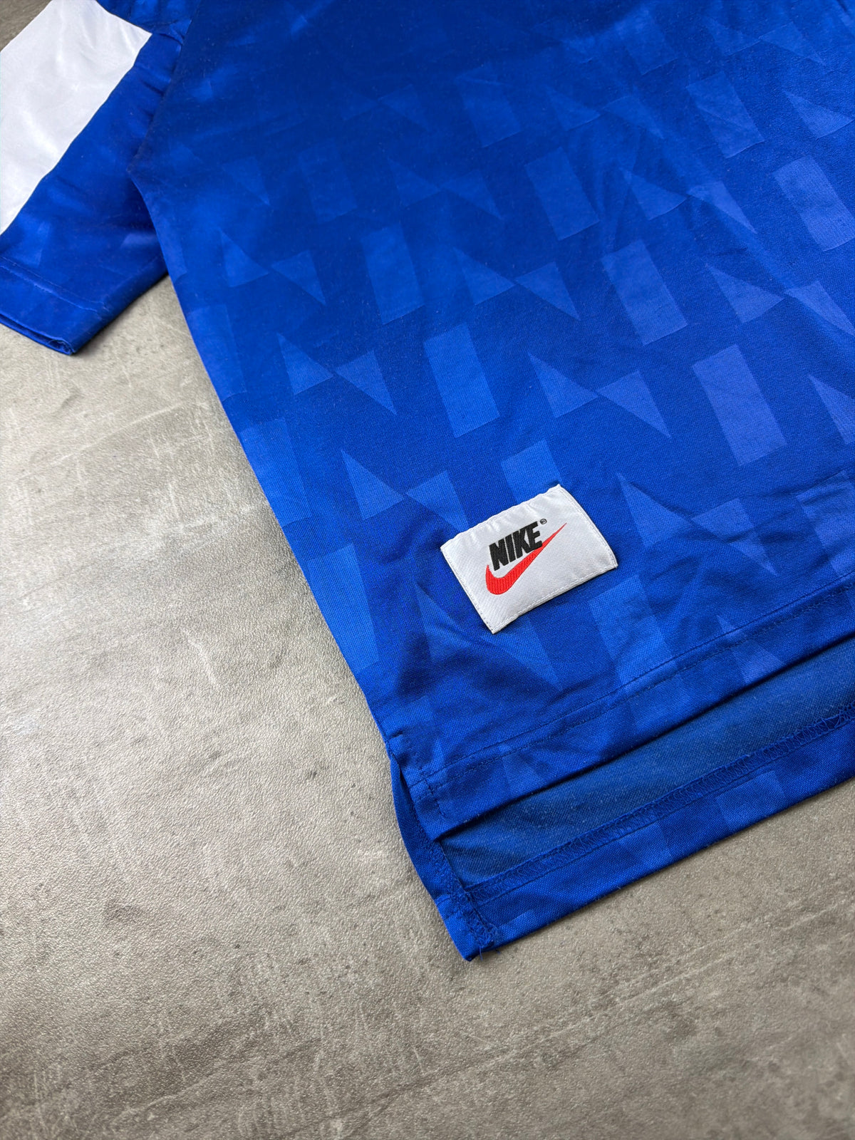 Nike Premier "No. 9" Jacquard Jersey - Royal Blue / White